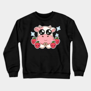 Strawberry cow Crewneck Sweatshirt